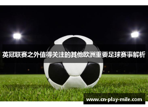 英冠联赛之外值得关注的其他欧洲重要足球赛事解析